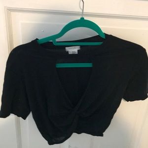 Urban Outfitters black crop top